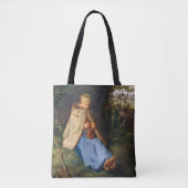 Jean-Francois Millet - The Knitter Tote Bag (Voorkant)