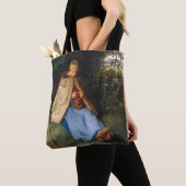 Jean-Francois Millet - The Knitter Tote Bag (Dichtbij)