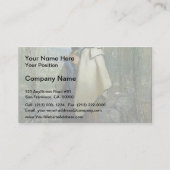 Jean-Francois Millet- The Knitting Shepherdess Visitekaartje (Voorkant)