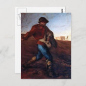 Jean-Francois Millet- The Sower Briefkaart (Voorkant / Achterkant)