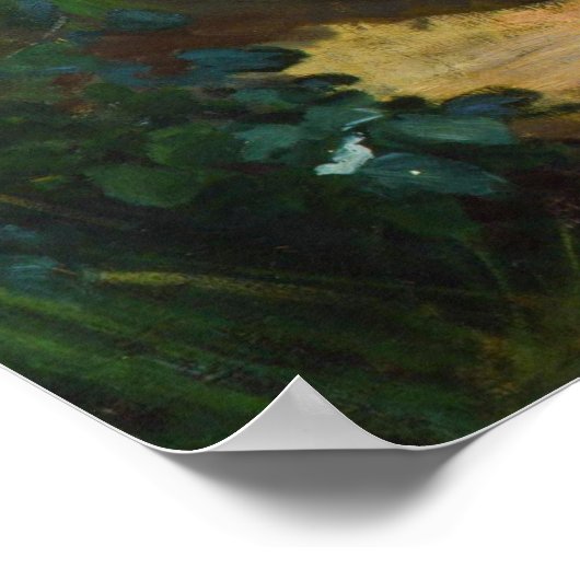 Jean Frederic Bazille Summer Scene , Bathers Poster (Hoek)