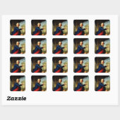 Jean-Henri Chevalier de Latude, 1789 Vierkante Sticker (Vel)