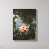 Jean-Honor Fragonard The Swing Canvas Afdruk (Voorkant)
