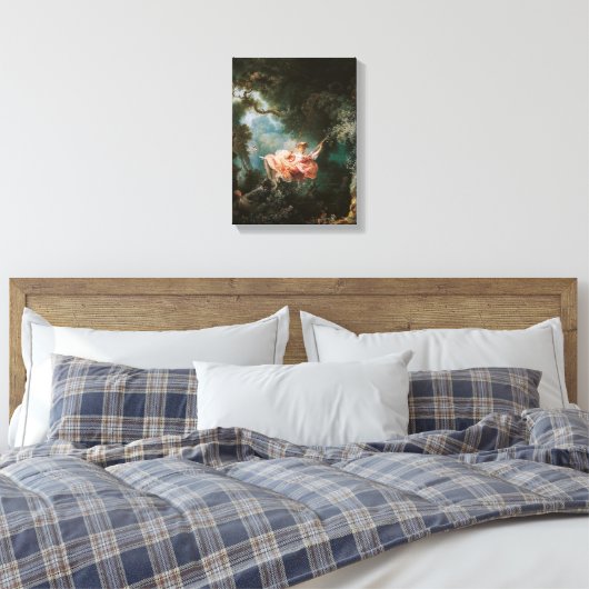 Jean-Honor Fragonard The Swing Canvas Afdruk (Insitu (Slaapkamer))