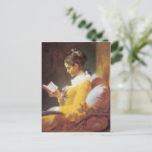 Jean Honore Fraggonard A Young Girl Reading 1776 Briefkaart (Staand voorkant)