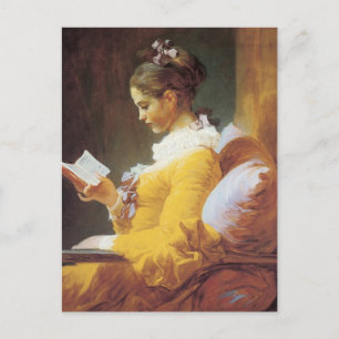 Jean-Honore Fragonard De lezer Briefkaart