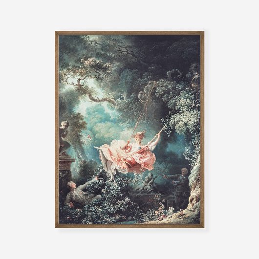 Jean-Honoré Fragonard De Schommelende Kunst Print