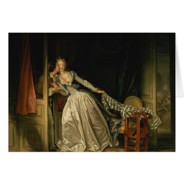 Jean-Honore Fragonard - De Stolen Kiss - Fine Art (Voorkant Horizontaal)