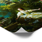 Jean-Honore Fragonard: De vooruitgang van de liefd Poster (Hoek)