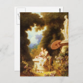 Jean-Honoré Fragonard Fine Art Briefkaart (Voorkant / Achterkant)