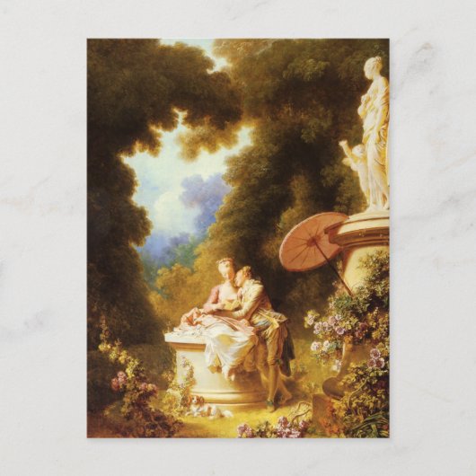 Jean-Honoré Fragonard Fine Art Briefkaart (Voorkant)