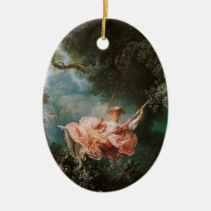 Jean-Honoré Fragonard is The Swing Keramisch Ornament