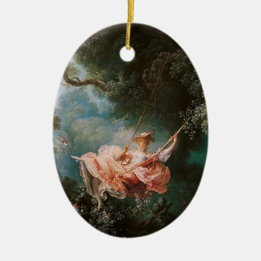 Jean-Honoré Fragonard is The Swing Keramisch Ornament (Voorkant)