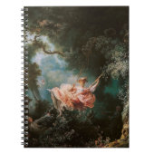 Jean-Honoré Fragonard is The Swing Notitieboek (Voorkant)
