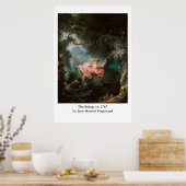 Jean-Honoré Fragonard is The Swing Poster (Keuken)
