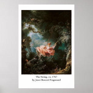Jean-Honoré Fragonard is The Swing Poster