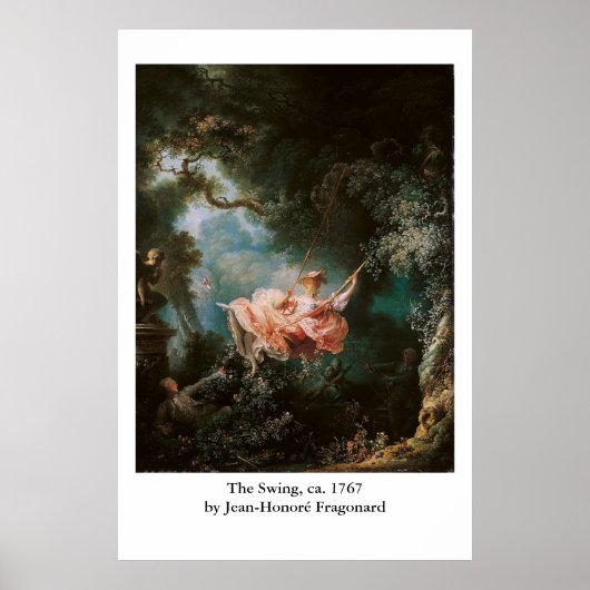 Jean-Honoré Fragonard is The Swing Poster (Voorkant)