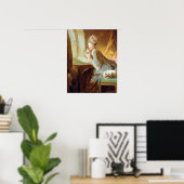 Jean Honoré Fragonard The Love Letter Poster (Thuiskantoor)