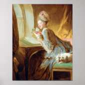 Jean Honoré Fragonard The Love Letter Poster (Voorkant)
