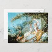 Jean-Honore Fragonard- The Shepherdess Briefkaart (Voorkant / Achterkant)