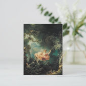 Jean-Honore Fragonard- The Swing Briefkaart (Staand voorkant)