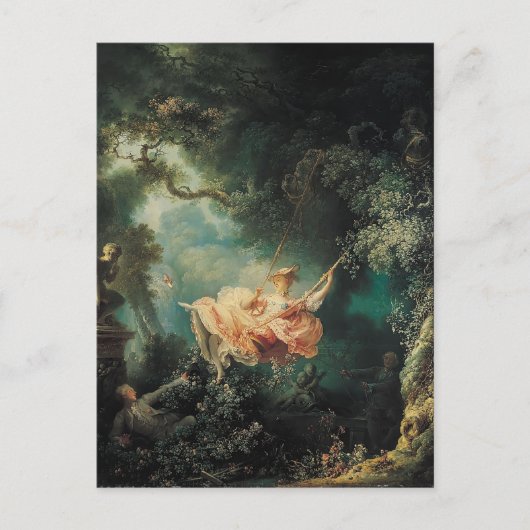 Jean-Honore Fragonard- The Swing Briefkaart (Voorkant)