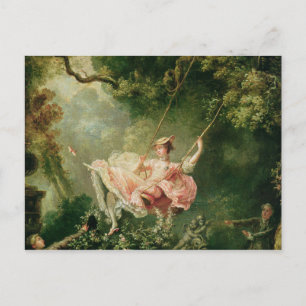 Jean-Honoré Fragonard - The Swing Briefkaart