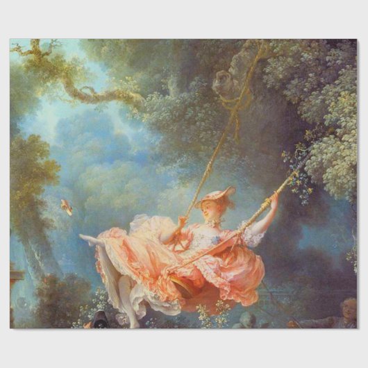 Jean Honore Fragonard The Swing Cadeaupapier (Vlak)