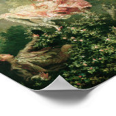 Jean-Honoré Fragonard - The Swing Poster (Hoek)