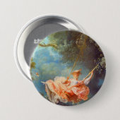 Jean Honore Fragonard The Swing Ronde Button 7,6 Cm (Voorkant /achterkant)