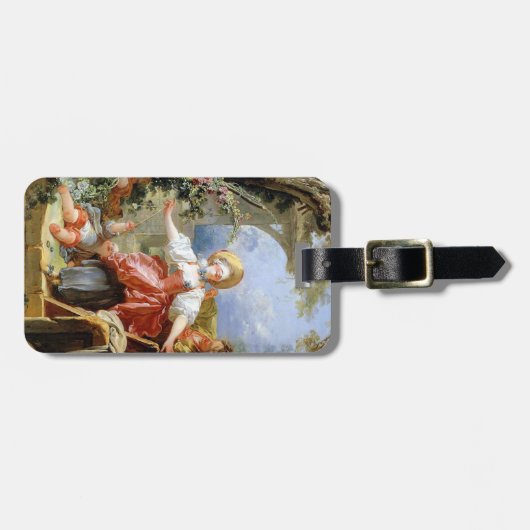 Jean-Honoré Fragonard's Blind Man Bluff Game Bagagelabel (Voorkant horizontaal)