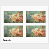 Jean-Honore Frangonard's rococo schilderij De scho Rechthoekige Sticker (Vel)