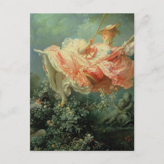 Jean-Honore Frangonard's rococo schildert The Swin Briefkaart