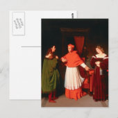 Jean Ingres - De Betrothal van Raphael Briefkaart (Voorkant / Achterkant)