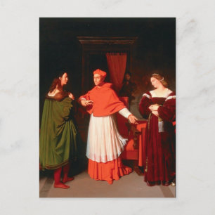 Jean Ingres - De Betrothal van Raphael Briefkaart