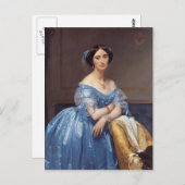 Jean Ingres - Portrait of the Princesse de Broglie Briefkaart (Voorkant / Achterkant)