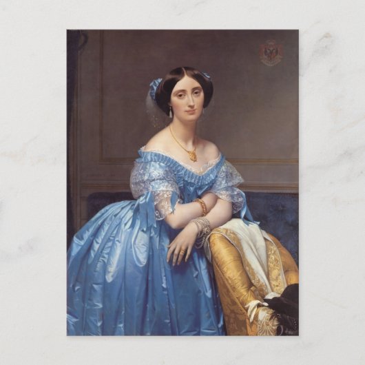 Jean Ingres - Portrait of the Princesse de Broglie Briefkaart (Voorkant)