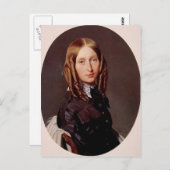 Jean Ingres-Portrait van Madame Frederic Reiset Briefkaart (Voorkant / Achterkant)