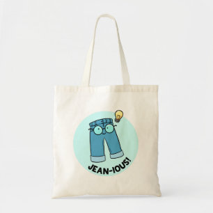 Jean-ious Denim Pants Pun Canvas tas
