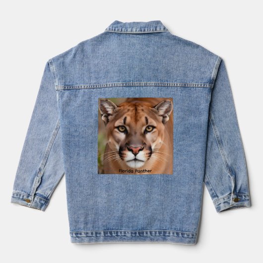 Jean Jacket Image of Florida Panther (Achterkant)