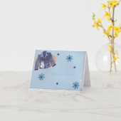 Jean Jacket Verjaardag Girly Kaart (Gele Bloem)