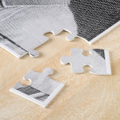 Jean Jacques Olier (1608-57) (graving) (b/w foto) Legpuzzel (Zijkant)