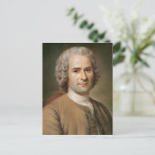 Jean-Jacques Rousseau na 1753 Briefkaart (Staand voorkant)