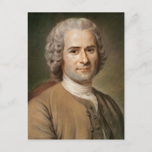 Jean-Jacques Rousseau na 1753 Briefkaart