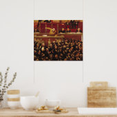 Jean Jaures spreekt op Tribune Poster (Keuken)