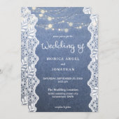 Jean Kant & Licht Sieraardse Bruiloft Kaart (Voorkant / Achterkant)