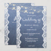 Jean Kant & Lichtslingers Trouwfeest Kaart (Voorkant / Achterkant)