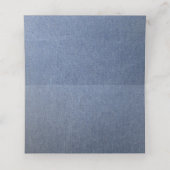 Jean, Kant & String Lights Bruiloft Plaatskaartje (Binnenkant ongevouwen)