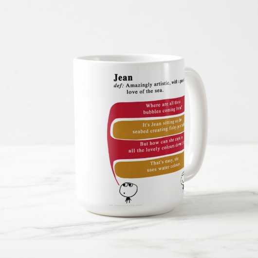 Jean Koffiemok (Voorkant rechts)