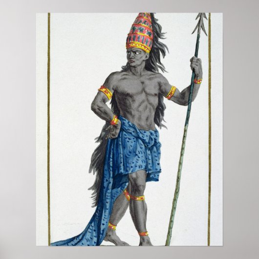 Jean, Koning, gegraveerd door Pierre Duflos Poster (Voorkant)